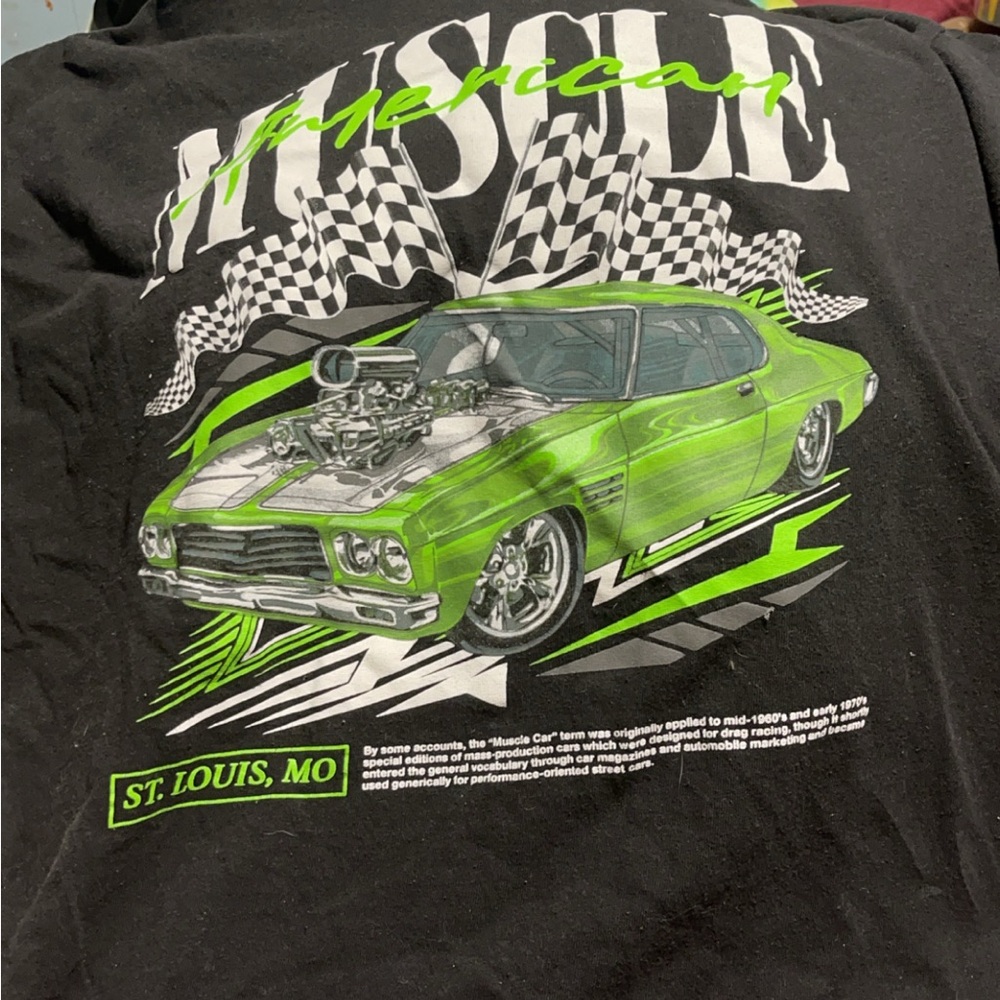 American Muscle Car Graphic Tee